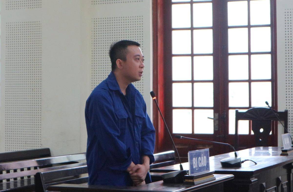 Bị cáo Nguyễn Ngọc Sâm tại tòa.