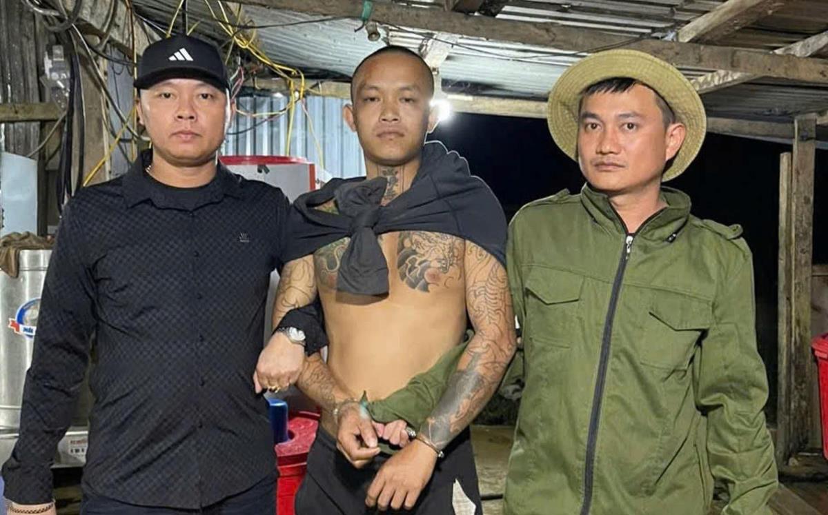Lý Văn Sang bị bắt tại bãi vàng.