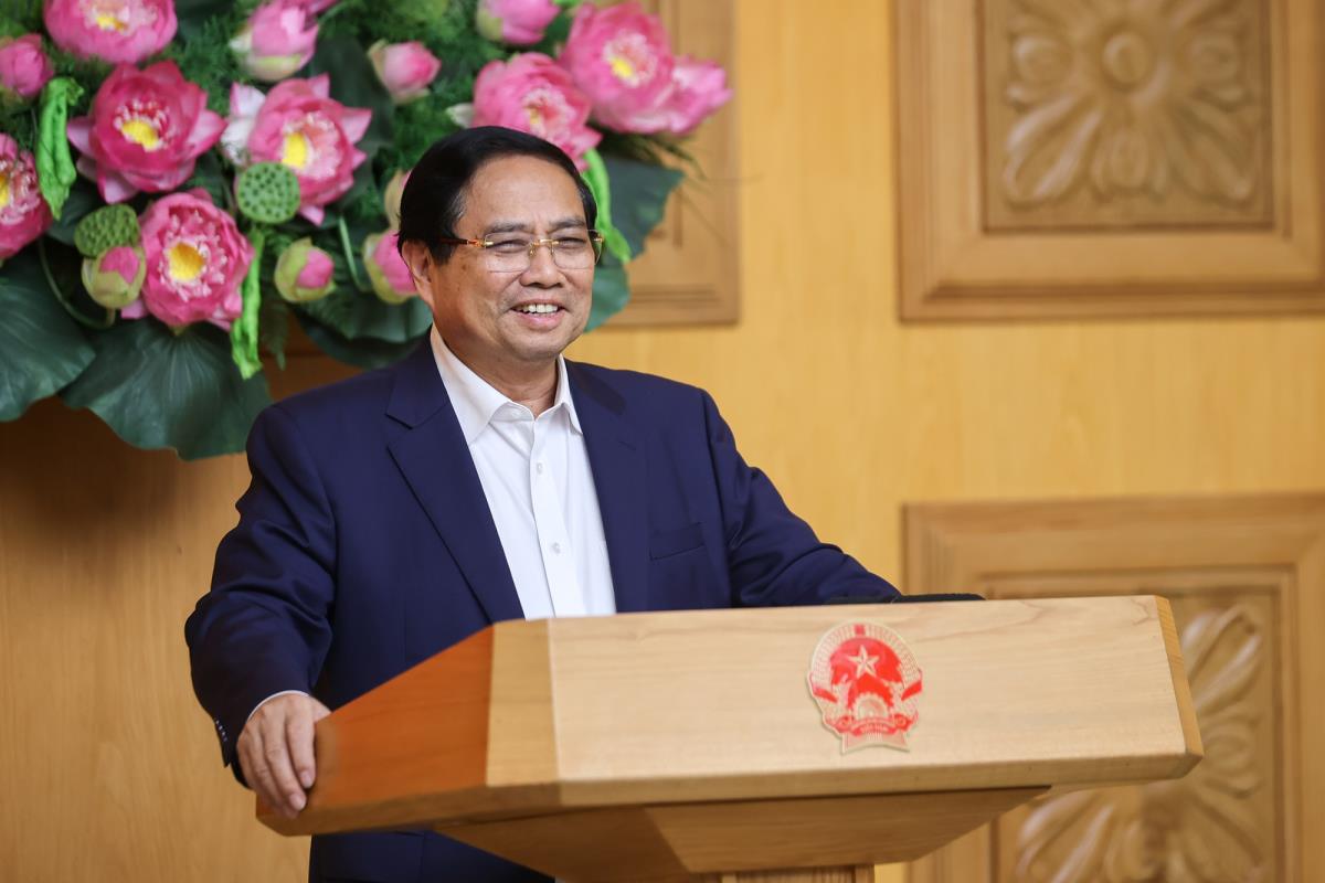 Thủ tướng Phạm Minh Chính phát biểu tại Phiên họp.