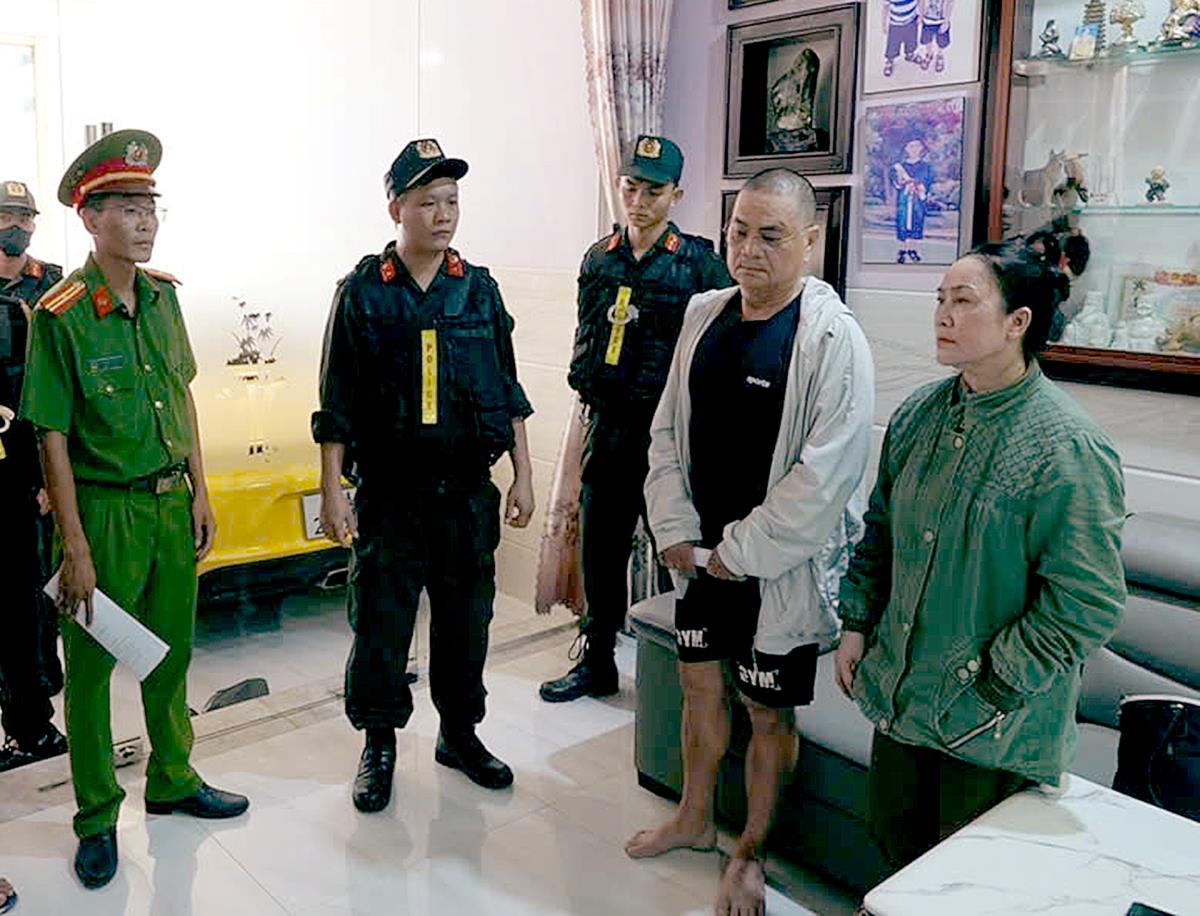 Cơ quan cảnh sát điều tra đã khởi tố, bắt tạm giam vợ chồng Đoàn Bảy - tức Bảy "bóng"