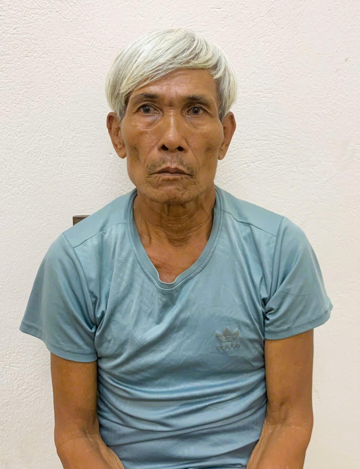 Đối tượng Phan Đình Phú tại cơ quan Công an.