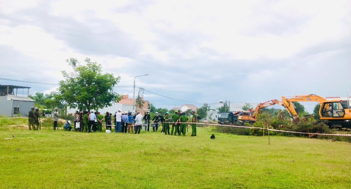 Các lực lượng tham gia bảo đảm ANTT, thi hành quyết định cưỡng chế thu hồi đất.