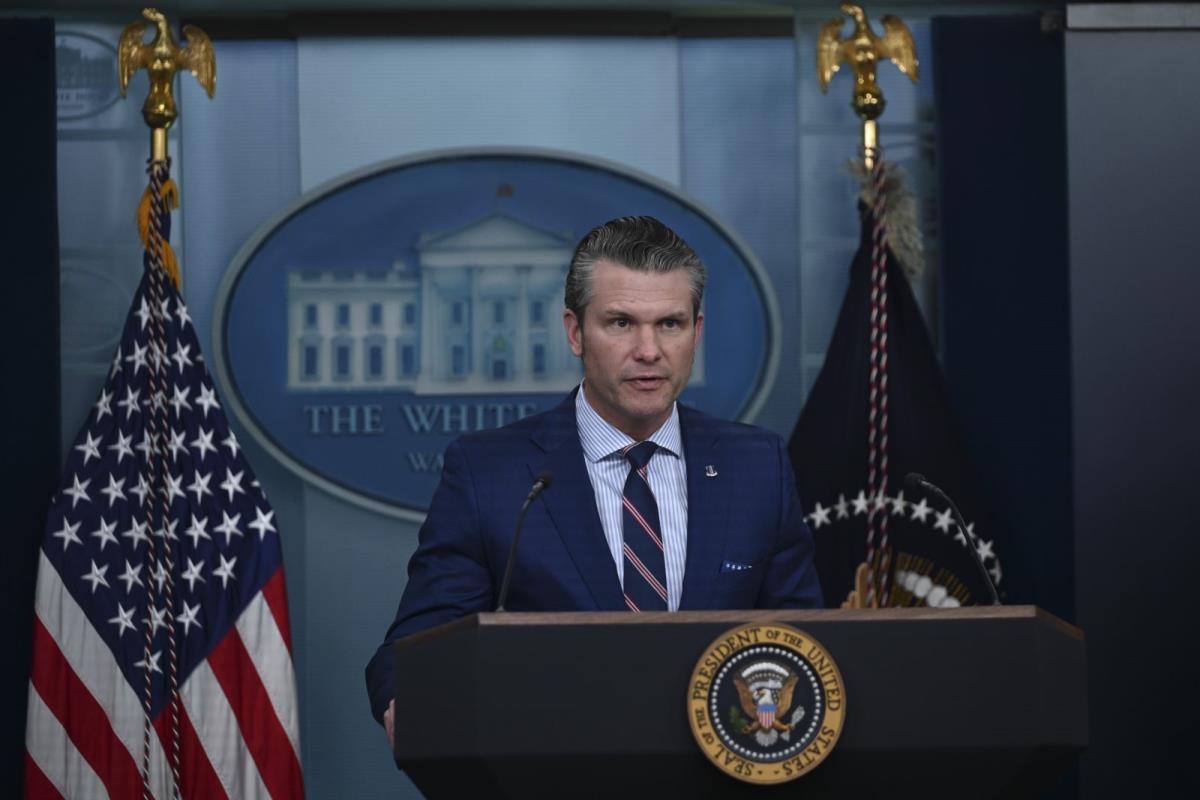 Bộ trưởng Quốc phòng Mỹ Pete Hegseth. Ảnh: Anadolu Agency