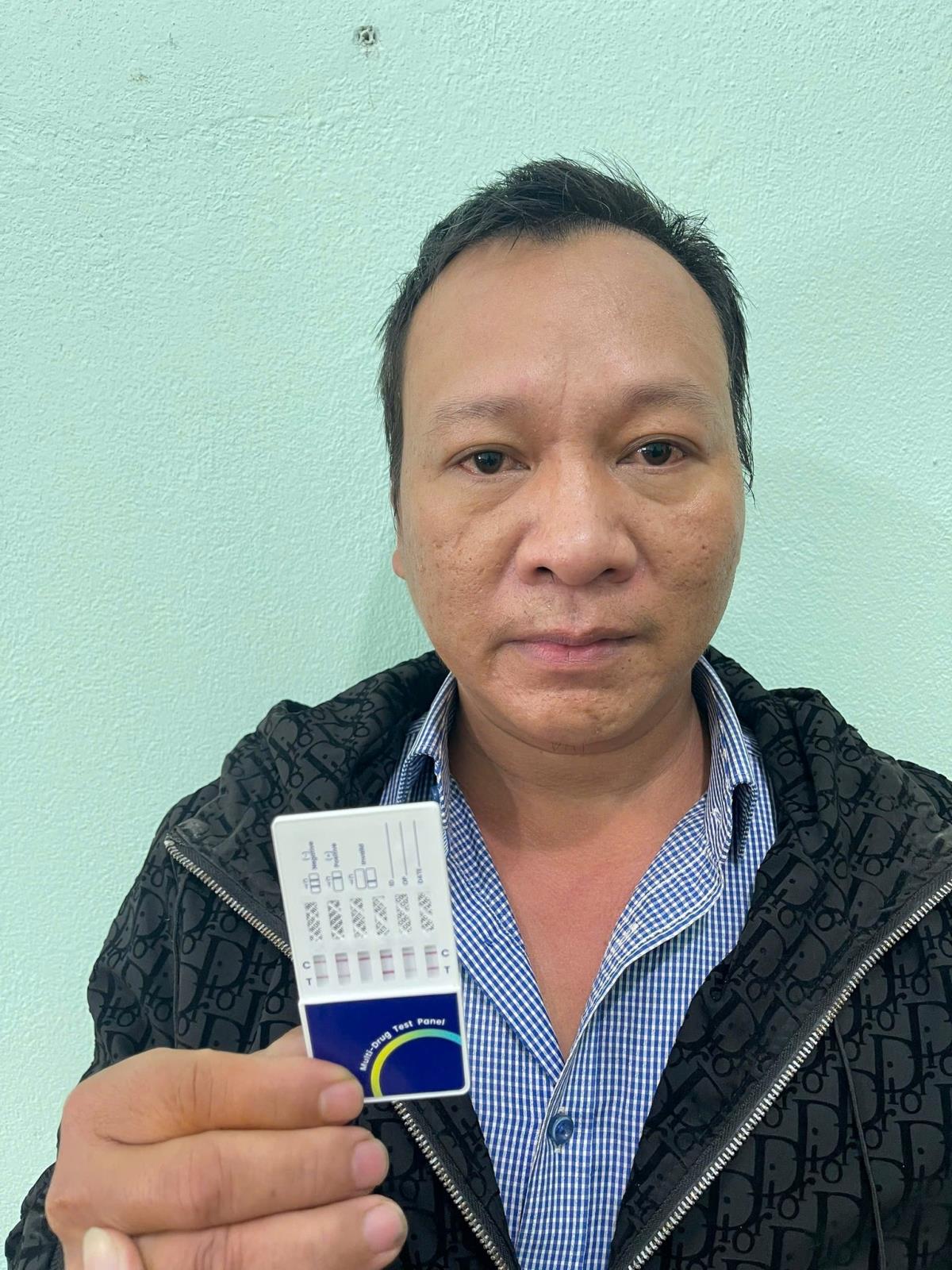 Đối tượng Thương dương tính với ma túy.