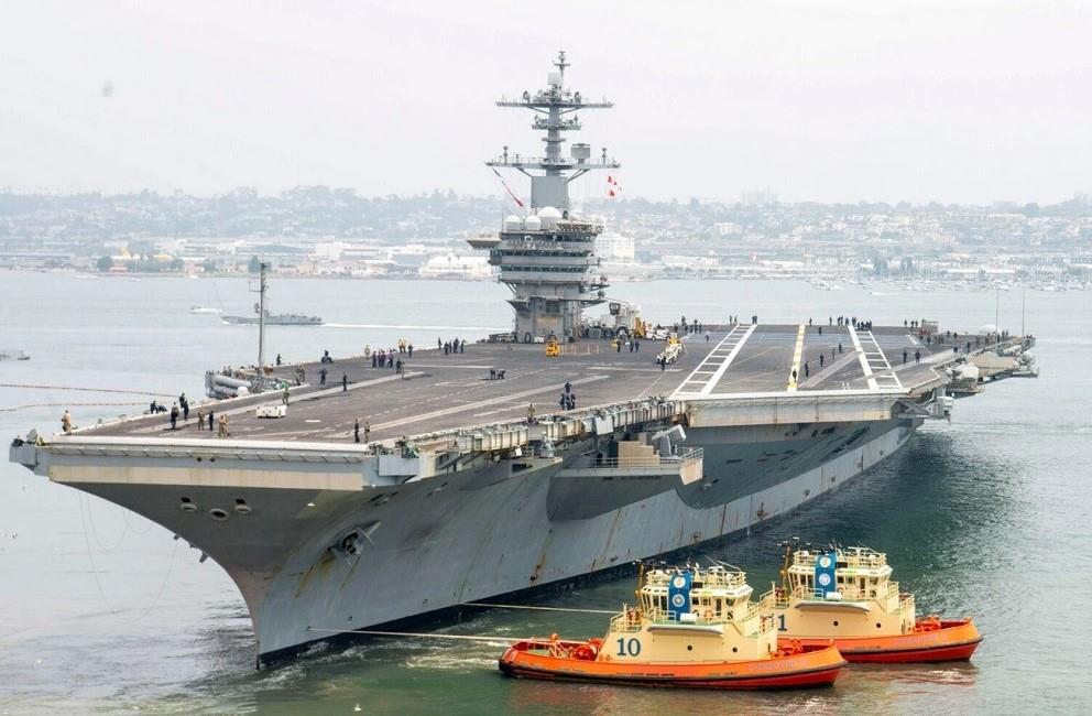 Tàu sân bay USS Abraham Lincoln. Ảnh: Hải quân Mỹ