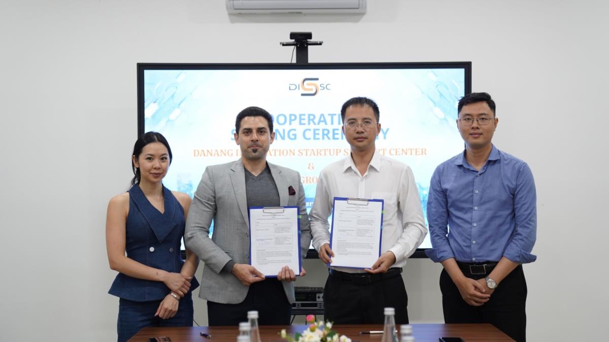 Biên bản ký kết giữa 2 đơn vị.