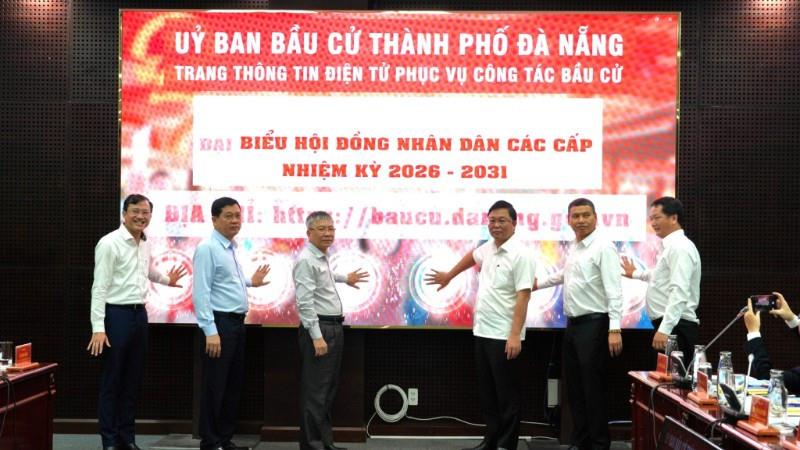 Ủy ban bầu cử thành phố Đà Nẵng ra mắt Trang thông tin điện tử phục vụ công tác bầu cử.