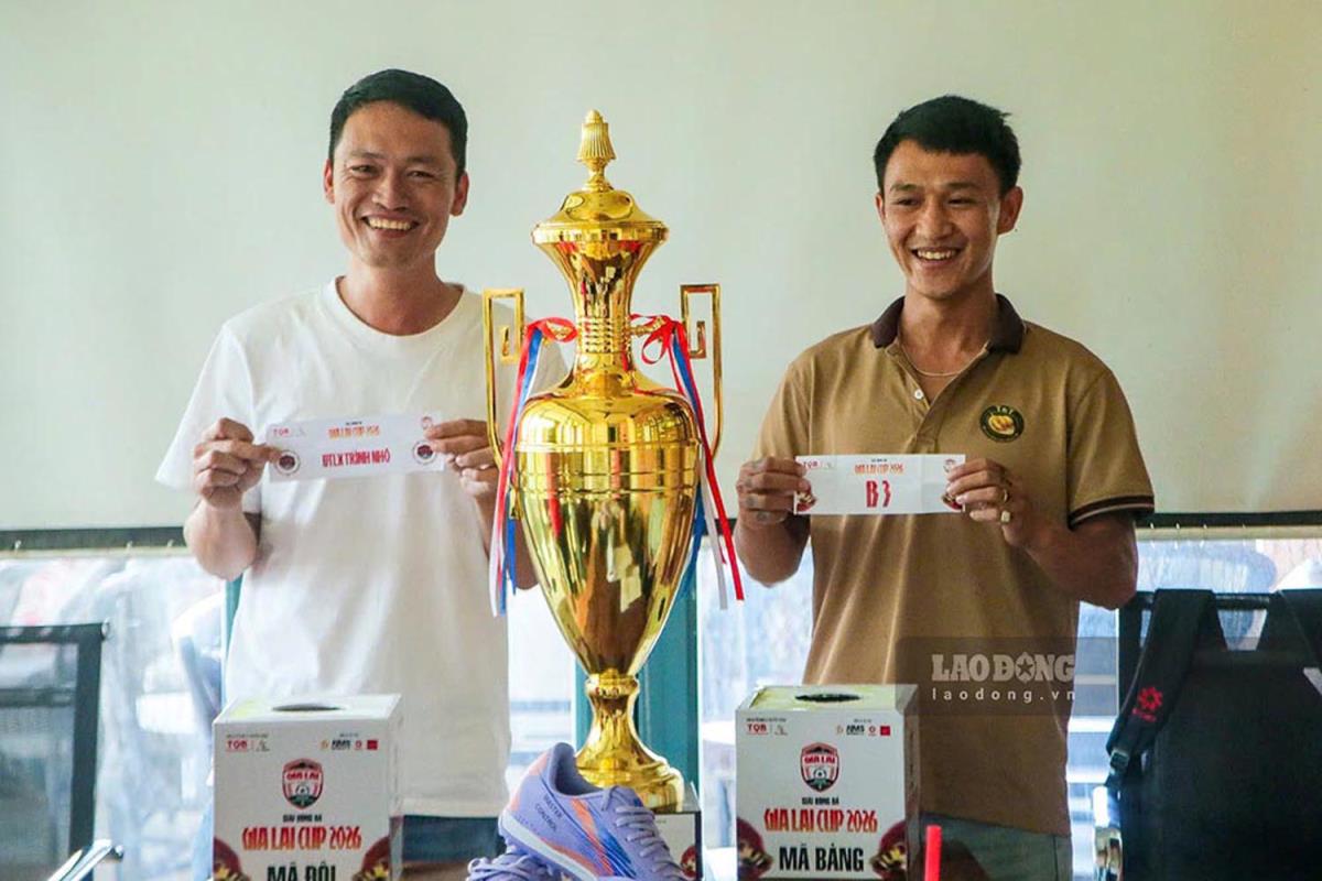 Bốc thăm, chia bảng Gia Lai Cup 2026.