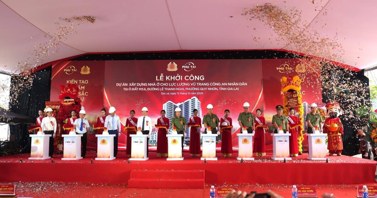 Khởi công dự án nhà ở cho lực lượng vũ trang Công an nhân dân tại Gia Lai