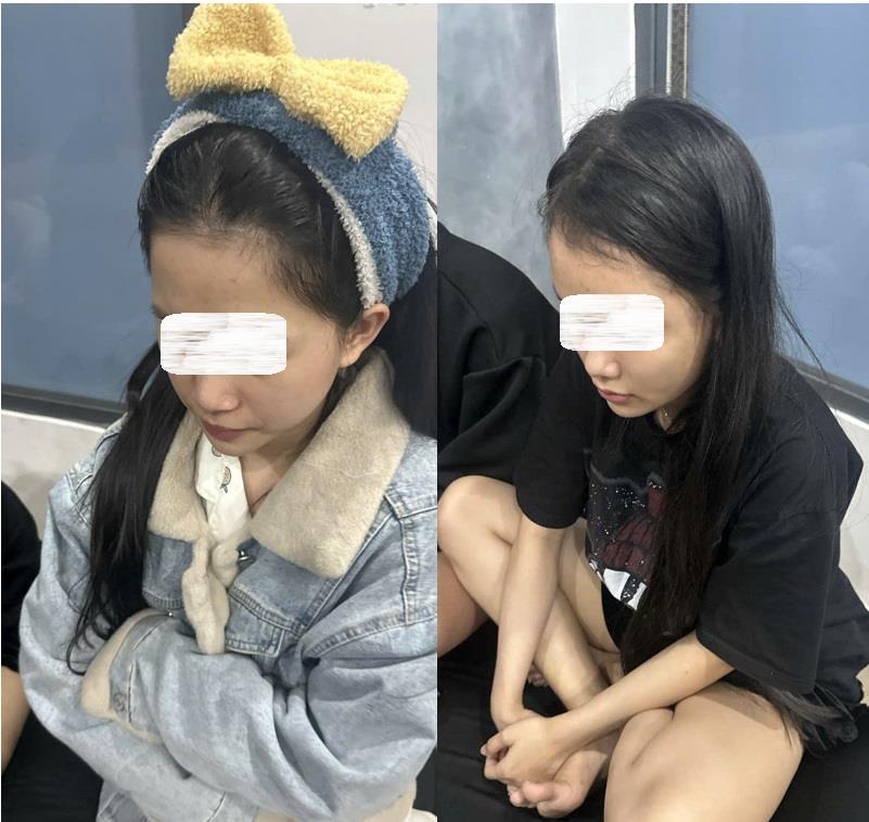 Các đối tượng “bay lắc” bị bắt giữ.