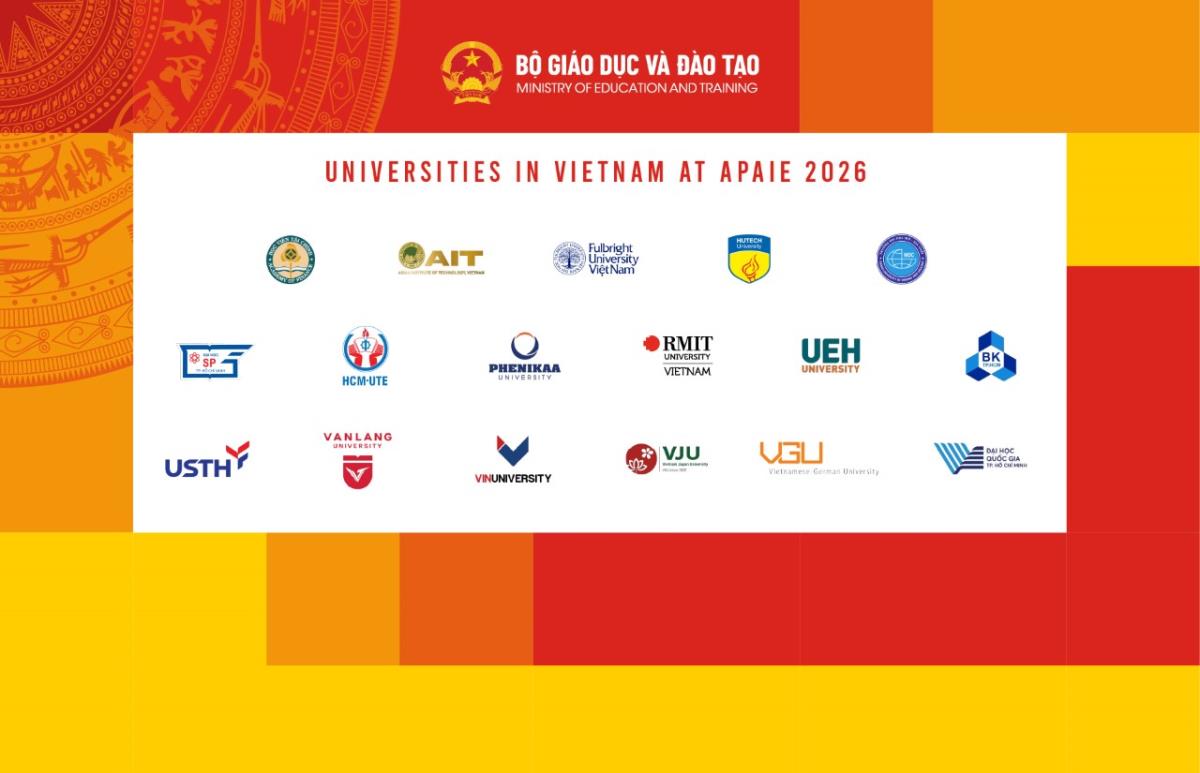 Việt Nam có 17 cơ sở giáo dục đại học và tổ chức giáo dục tiêu biểu tham gia tại sự kiện này.
