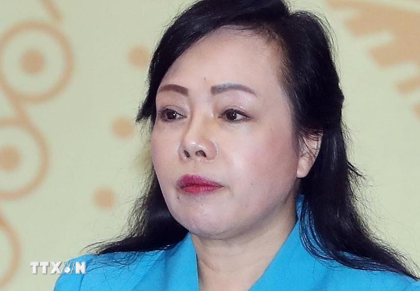 Cựu Bộ trưởng Bộ Y tế Nguyễn Thị Kim Tiến, bị can trong vụ án. Nguồn: TTXVN