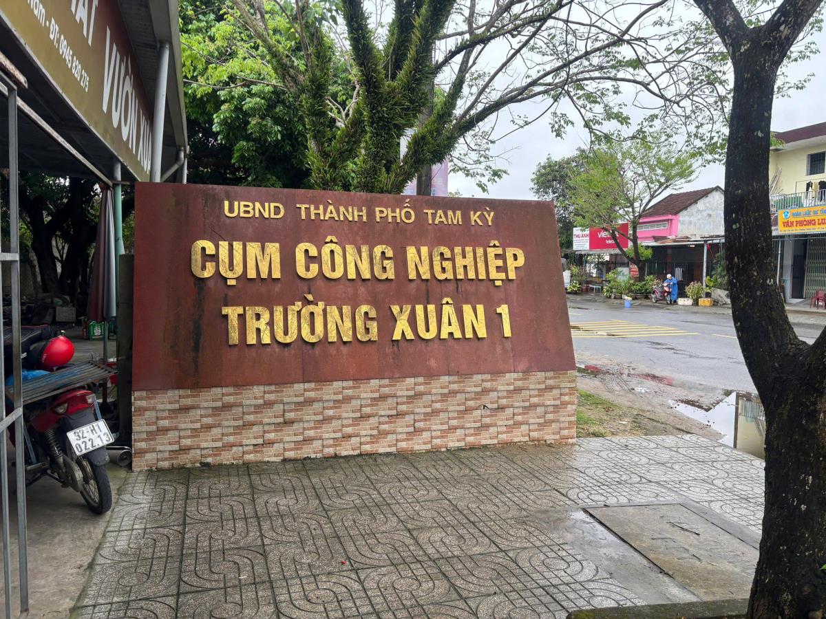 Hạ tầng cụm công nghiệp Trường Xuân 1. Ảnh: Minh Sơn