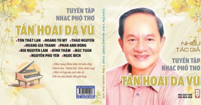 Bìa tuyển tập khúc phổ từ thơ Tần Hoài Dạ Vũ.