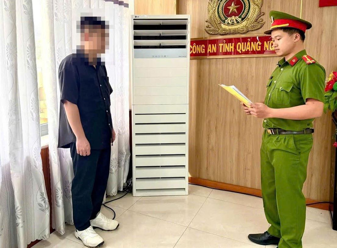 Cơ quan CSĐT Công an tỉnh Quảng Ngãi khởi tố đối tượng Nguyễn Gia Bảo.