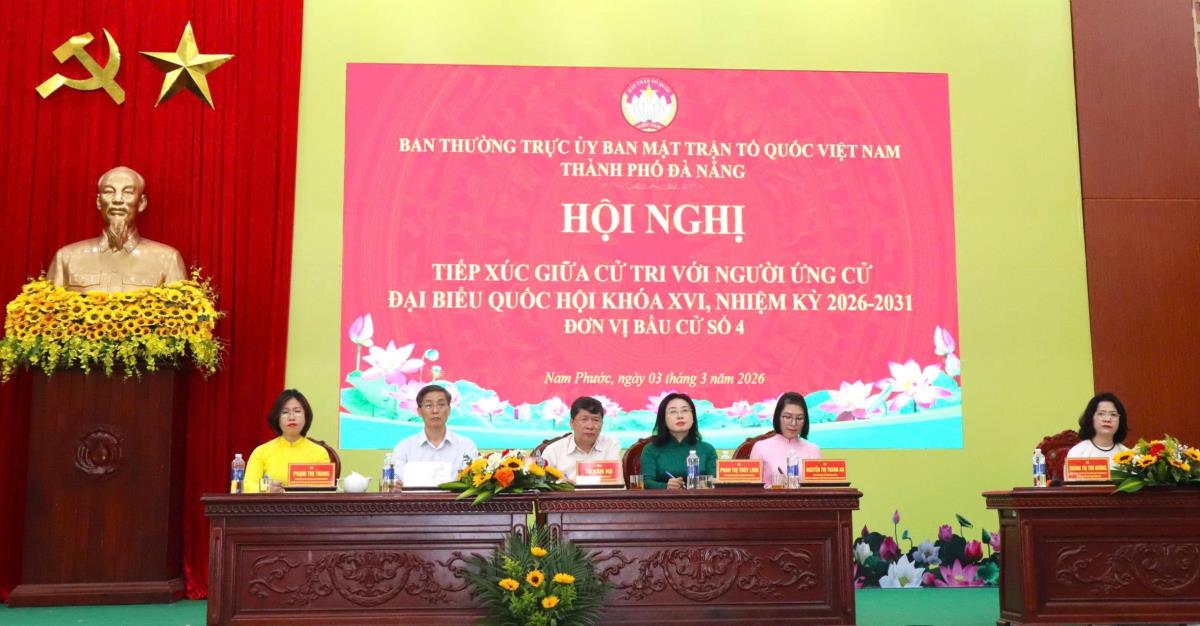 Chủ tịch UBND TP Đà Nẵng Phạm Đức Ấn trình bày chương trình hành động ứng cử đại biểu HĐND TP Khóa XI, nhiệm kỳ 2026 – 2031.