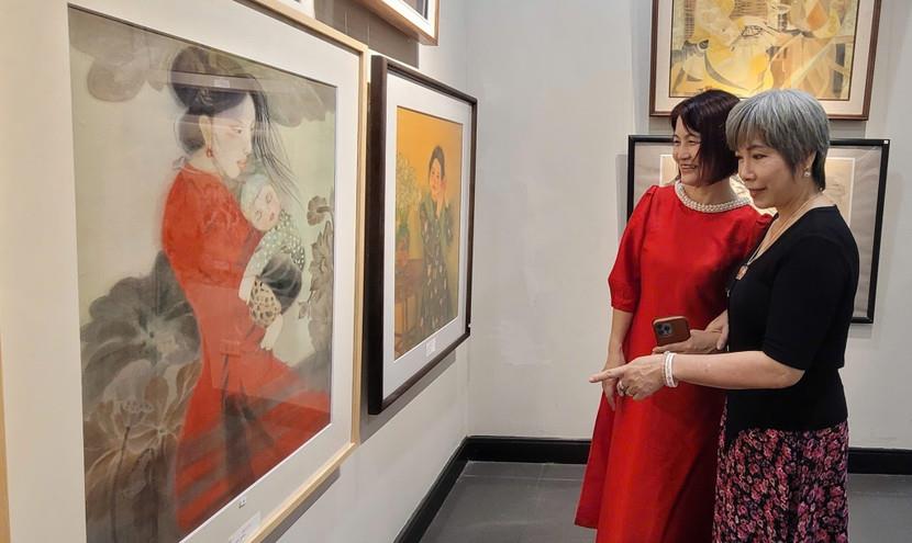 "Bạch Liên" - Đỗ Thu Hương, lụa