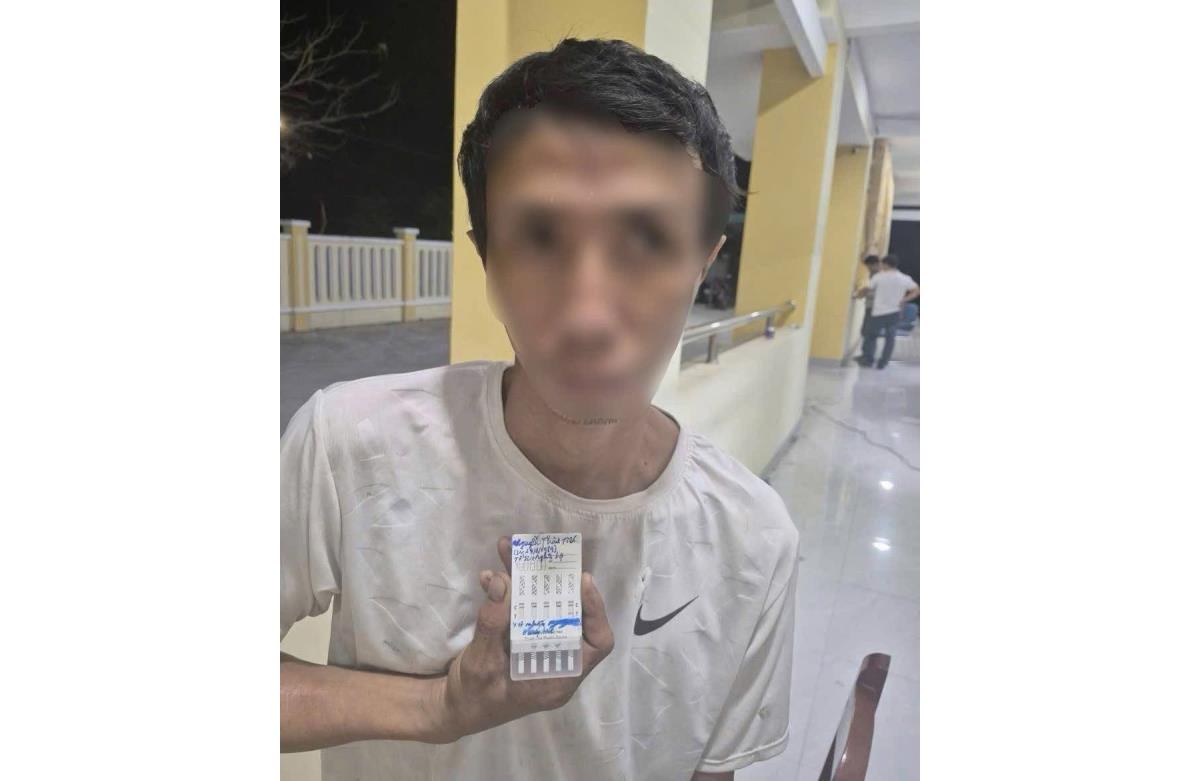 2 đối tượng N.N.T và N.T.T tại cơ quan Công an.