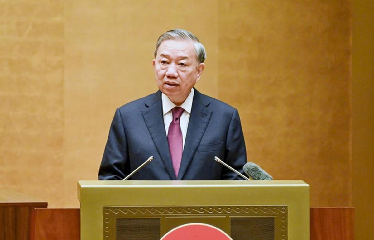 Các đại biểu tham dự tại điểm cầu Công an thành phố Đà Nẵng.