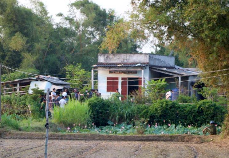 Ngôi nhà bà Trần Thị Đức, nơi xảy ra vụ việc