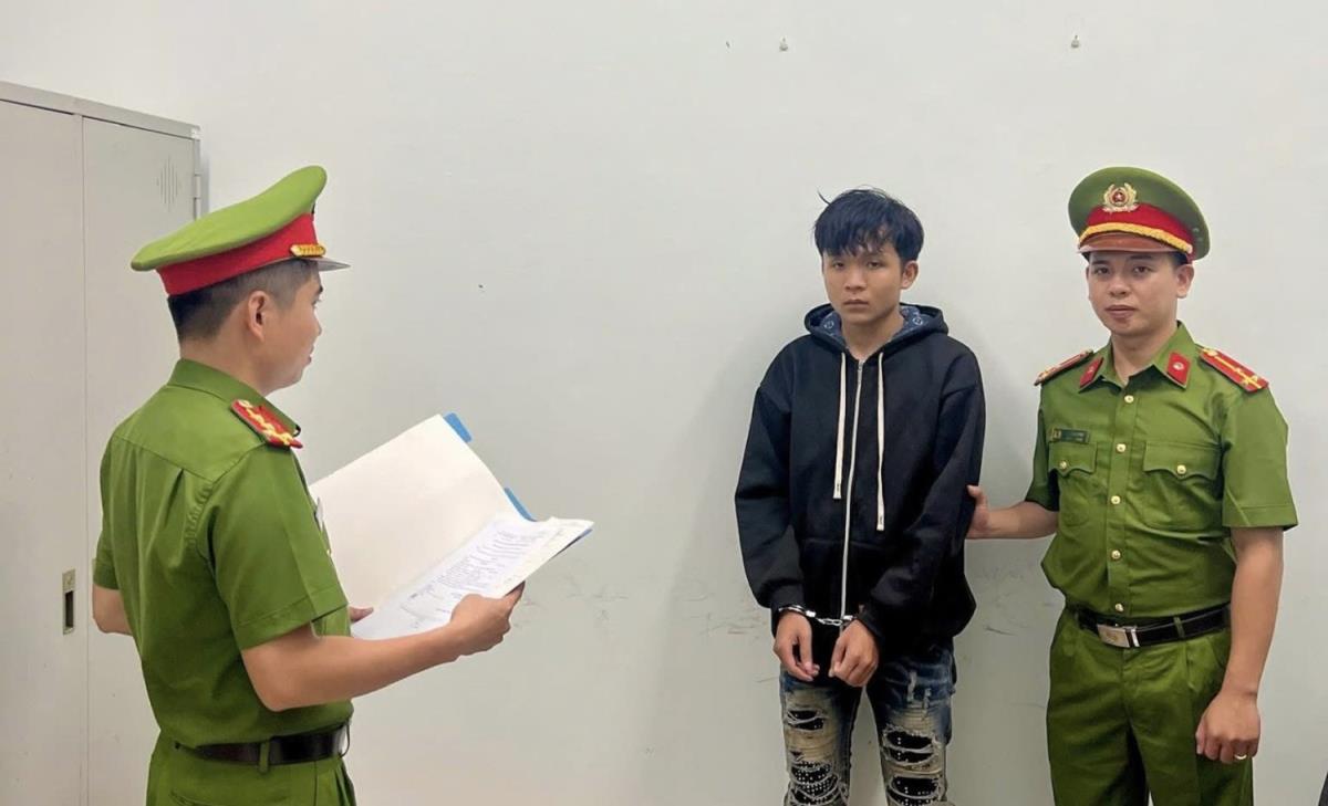 Đối tượng Hoàng bị cơ quan Công an tạm giữ hình sự.