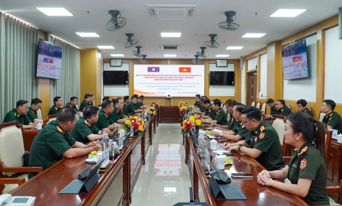 Quang cảnh buổi tiếp.