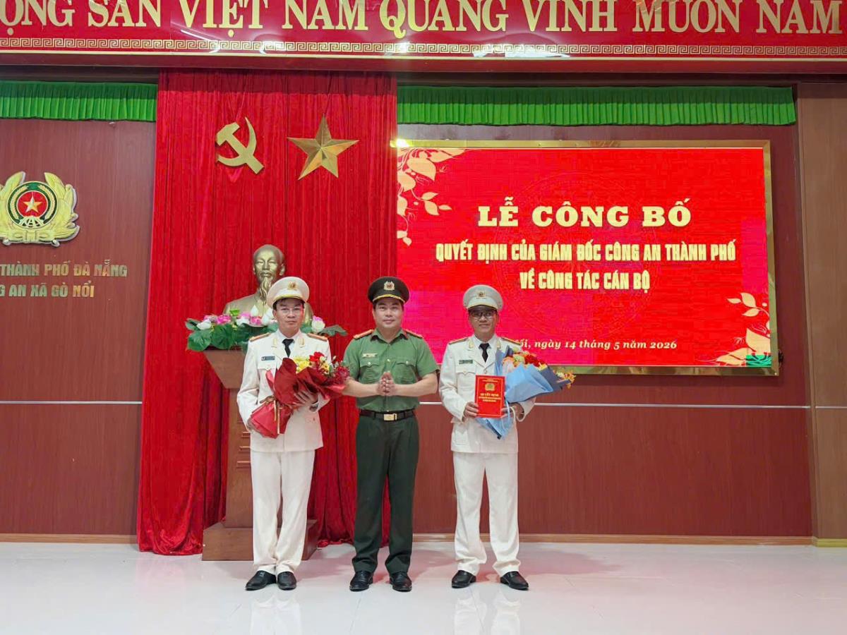 Công bố quyết định điều động, bổ nhiệm Trưởng Công an xã Gò Nổi