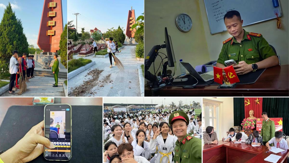 Tâm sự của cán bộ Công an xã cảm hóa những đứa trẻ chưa ngoan bằng các video triệu view