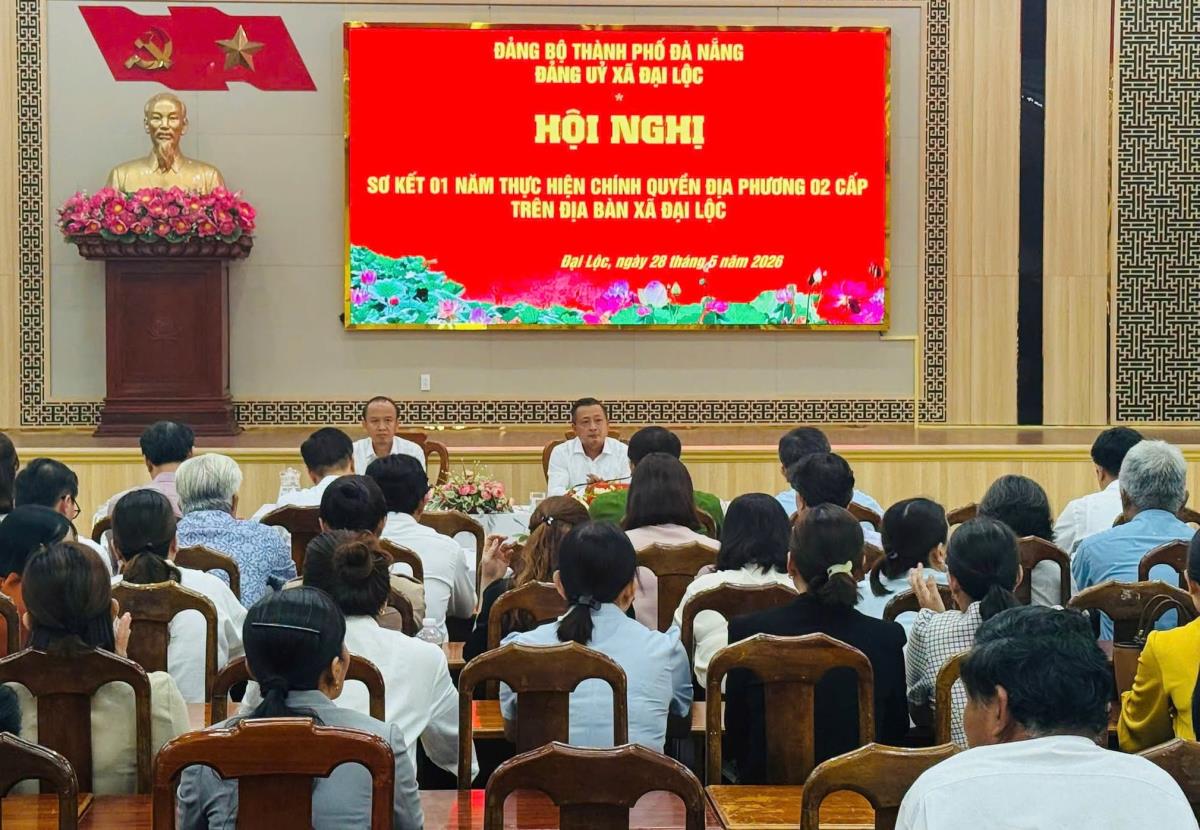 Bộ máy chính quyền xã Đại Lộc tinh gọn, hoạt động ổn định, thông suốt