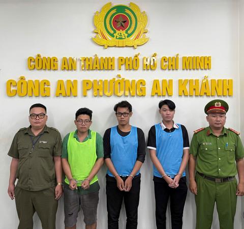 3 đối tượng bị bắt giữ