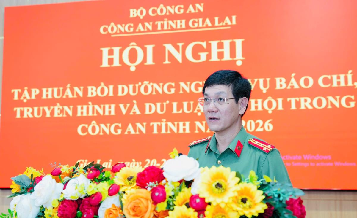 Đại tá Ngô Cự Vinh - Phó Giám đốc Công an tỉnh Gia Lai.
