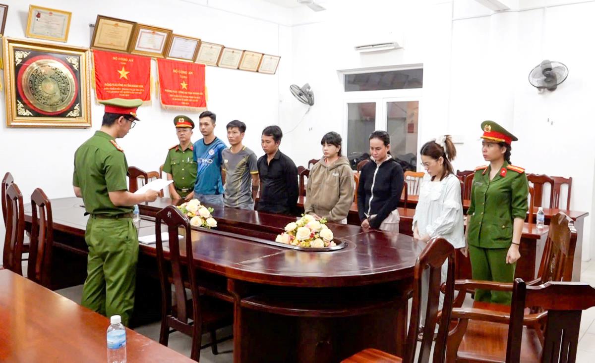Cơ quan điều tra bắt tạm giam 6 đối tượng.