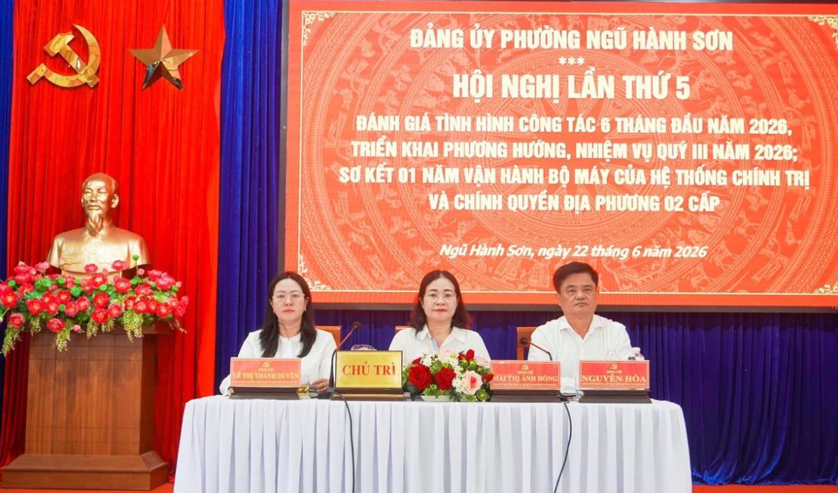 Phó Bí thư Thành uỷ Đà Nẵng Ngô Xuân Thắng phát biểu chỉ đạo tại hội nghị