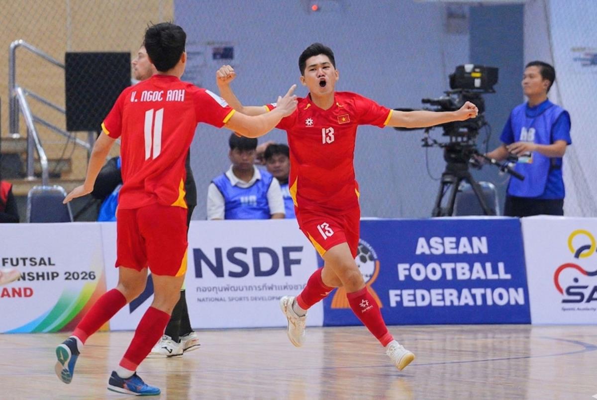 Futsal Việt Nam dự giải quốc tế tại Thái Lan