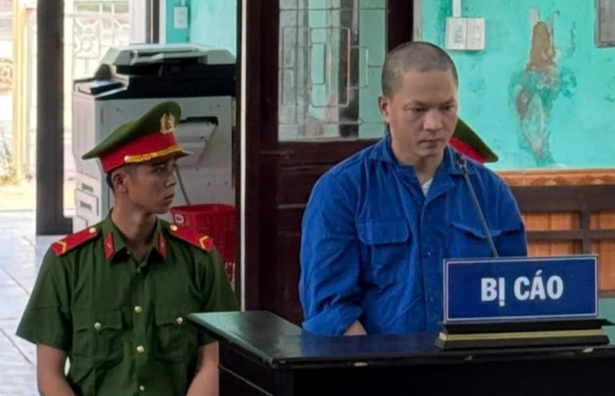 Bị cáo Tâm tại phiên tòa.