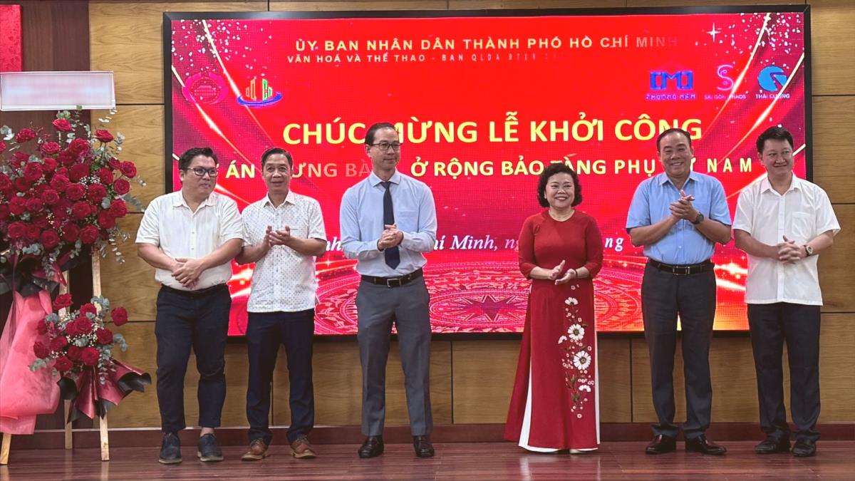 Bảo tàng Phụ nữ Nam Bộ tổ chức lễ khởi công Dự án trưng bày mở rộng sáng 15-7.