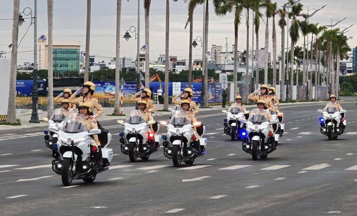 Công an TP Đà Nẵng phân luồng giao thông phục vụ Hội thao Công an nhân dân năm 2026