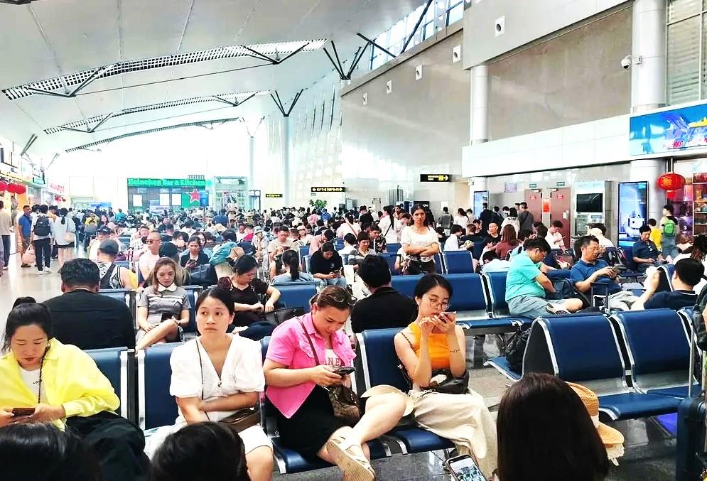 Một góc Nhà ga hành khách T1 Sân bay quốc tế Đà Nẵng.