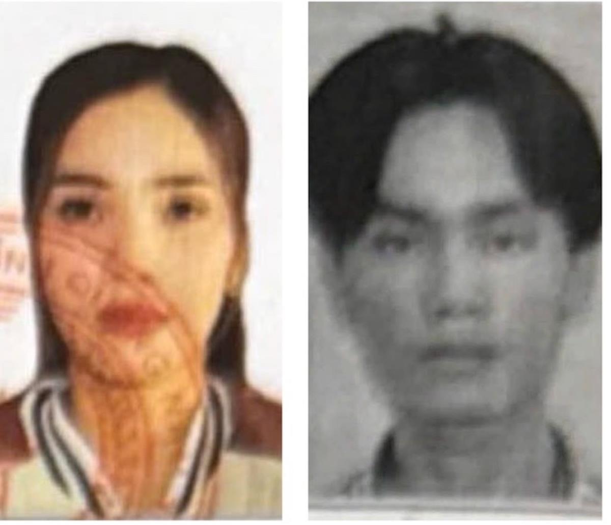 Hai đối tượng Cao Thị Thiếu Nhi và Trần Xuân Phúc.