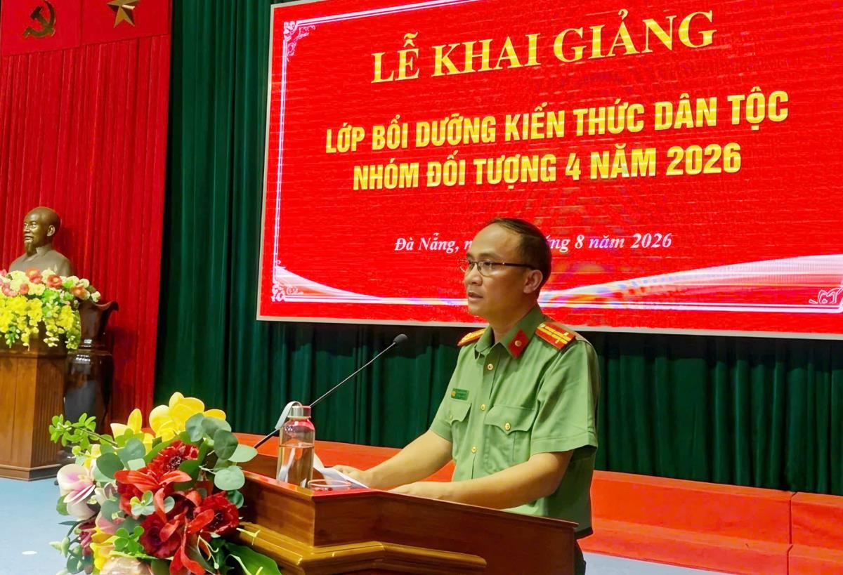 Quang cảnh khai mạc lớp bồi dưỡng.