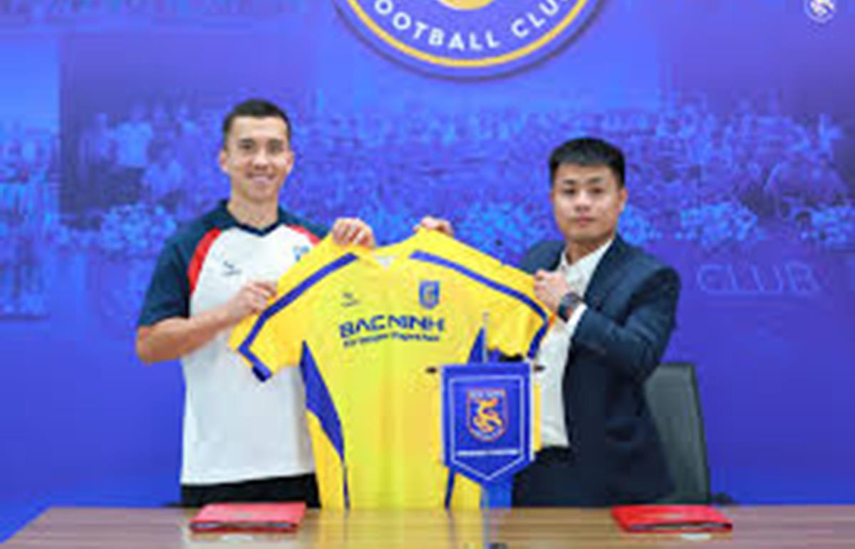 Pierre Lamothe chính thức gia nhập Bắc Ninh FC.