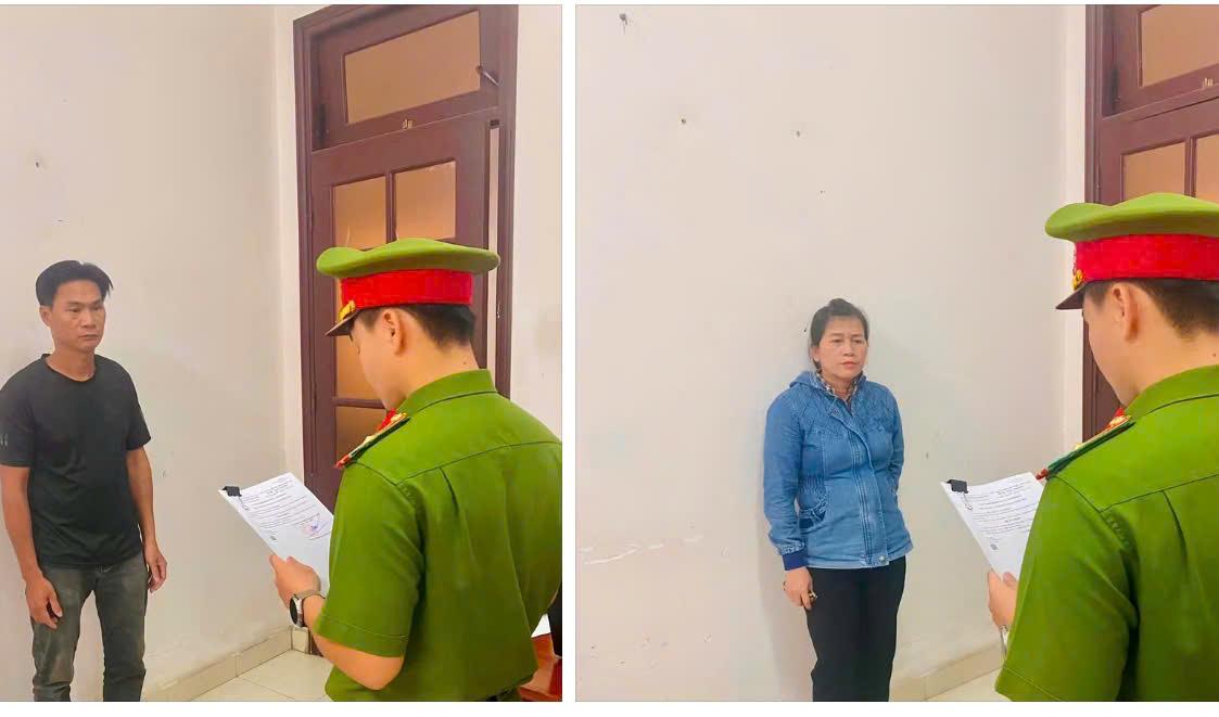 Cơ quan Công an bắt tạm giam Nguyễn Thị Lệ và Lê Văn Thức.
