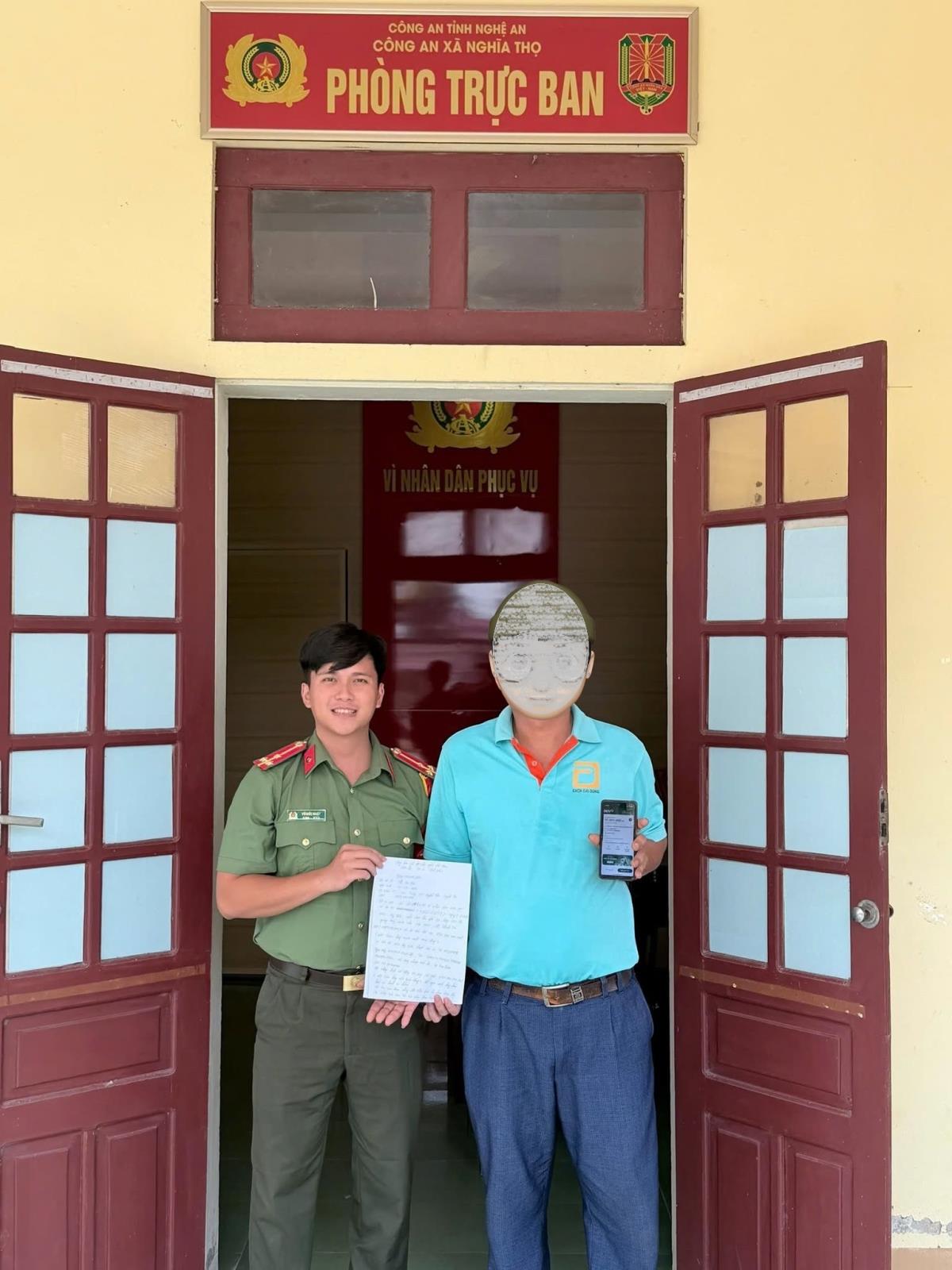 Công an xã Nghĩa Thọ kịp thời ngăn chặn vụ lừa đảo "đặt hàng".