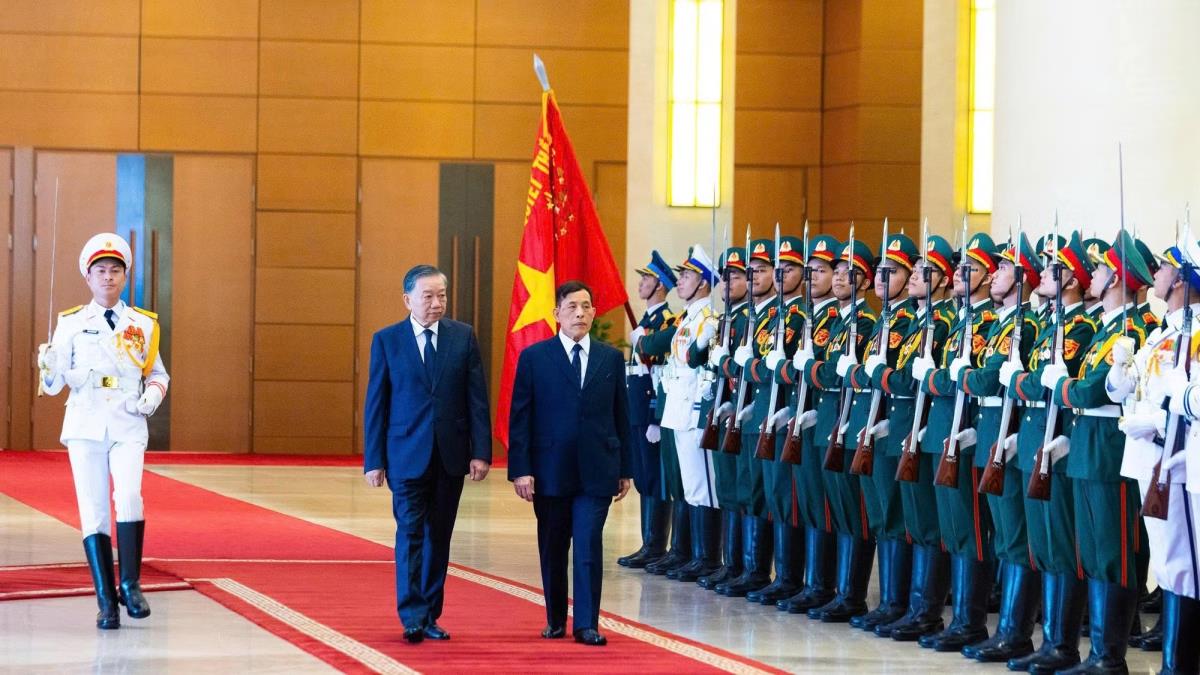 Tổng Bí thư, Chủ tịch nước Tô Lâm chủ trì Lễ đón chính thức Nhà vua Vương quốc Thái Lan và Hoàng hậu