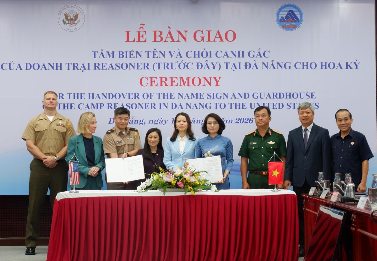 Đà Nẵng bàn giao hiện vật lịch sử cho Hoa Kỳ