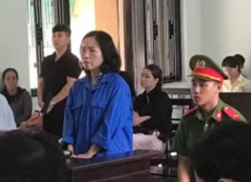 Bị cáo Khanh tại phiên tòa.