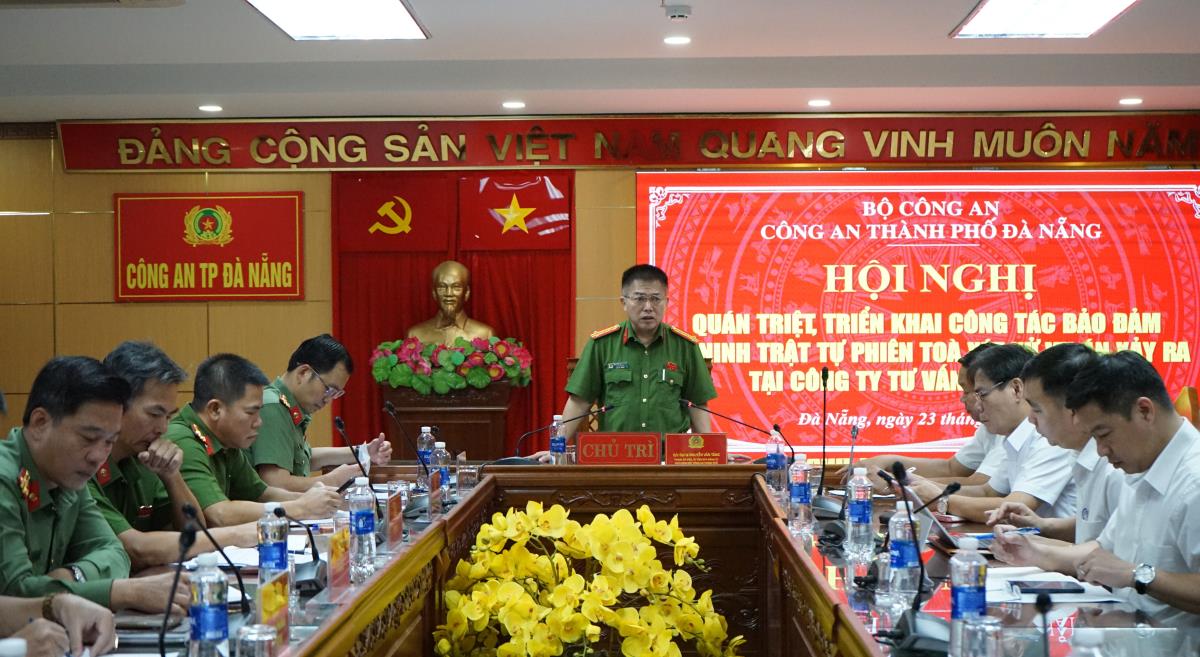 Đảm bảo an ninh an toàn tuyệt đối cho phiên tòa xét xử vụ án GFDI