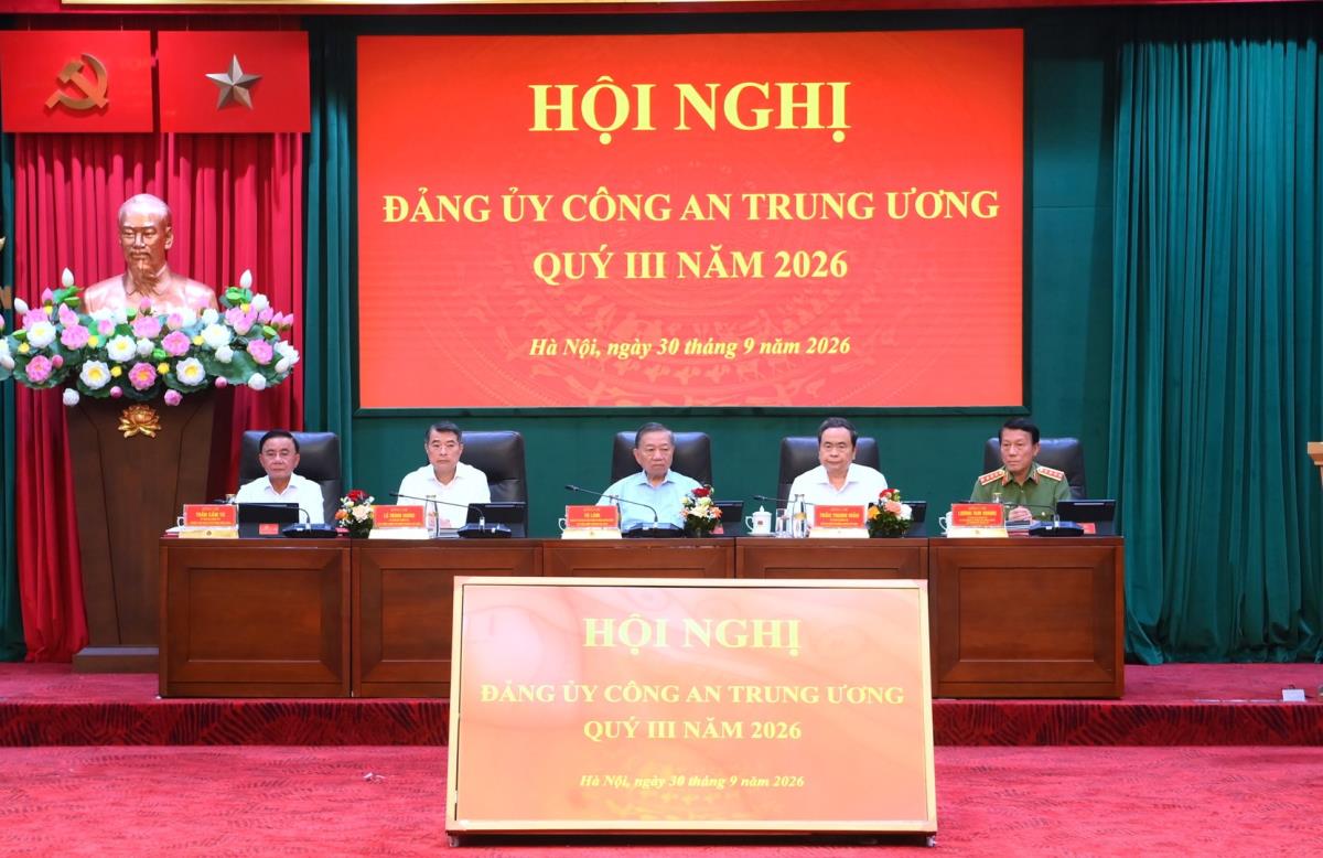 Tổng Bí thư, Chủ tịch nước Tô Lâm cùng các đại biểu dự Hội nghị.