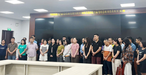 Các đối tượng trong vụ án bị bắt giữ.