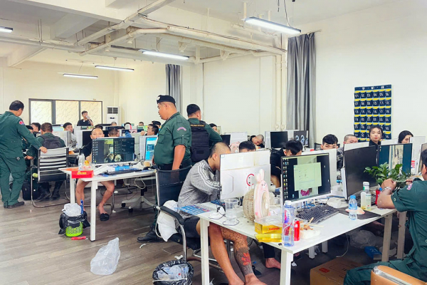 Lực lượng phối hợp giữa hai nước đã đột kích bắt giữ toàn bộ băng nhóm tội phạm gồm 47 đối tượng.